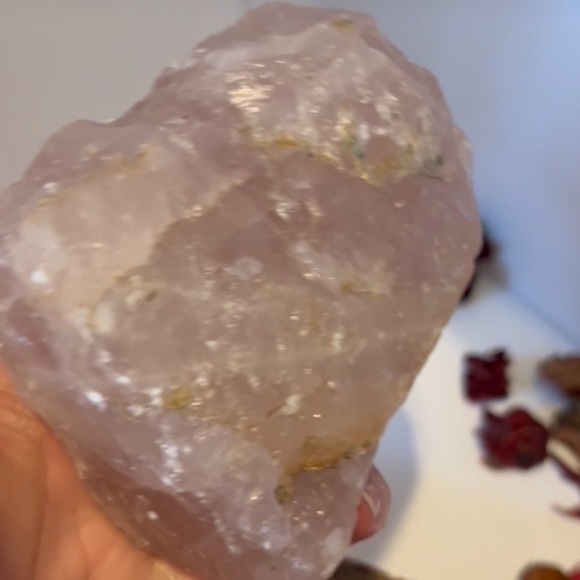 SOLD Rose Quartz Chunk - Picture 15 of 17
